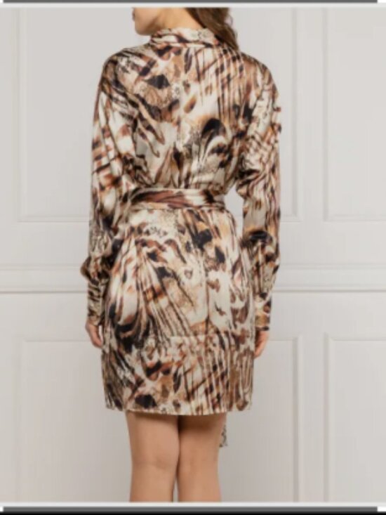 Guess by Marciano Dresses & Skirts - Marciano Guess Animal Print Wrap Shirt Dress NWT Size M Retail $178